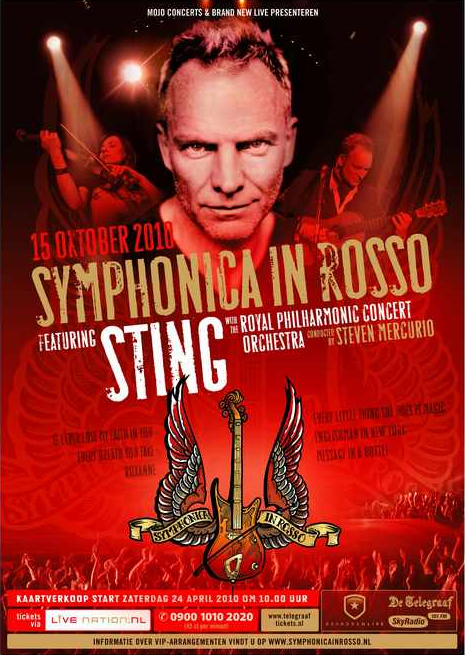 Sting Symphonica Rosso affiche