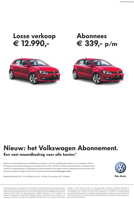 VW abonnement
