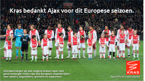 Kras bedankt Ajax