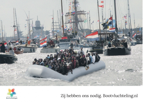 Bootvluchtelingen en Sail