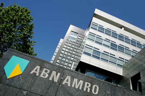 ABN-Amro logo en bank